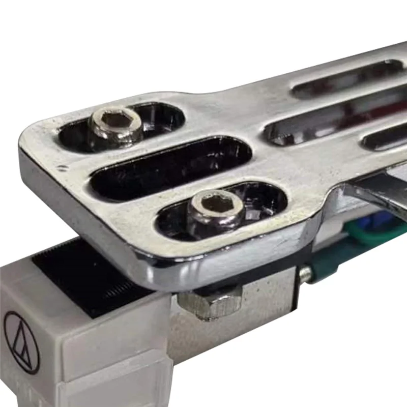 

AA91 AT3600L Moving Magnetic Cartridge Stylus Headshell Connect Kit for LP Vinyl Record Player Turntable Phonograph,Silver
