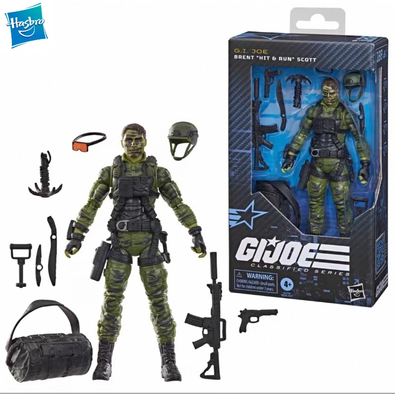 

New Original Hasbro G.I. Joe Classified Series #188 Brent 'Hit & Run' Scott Action Figure Model Toy Collection Hobby Gift