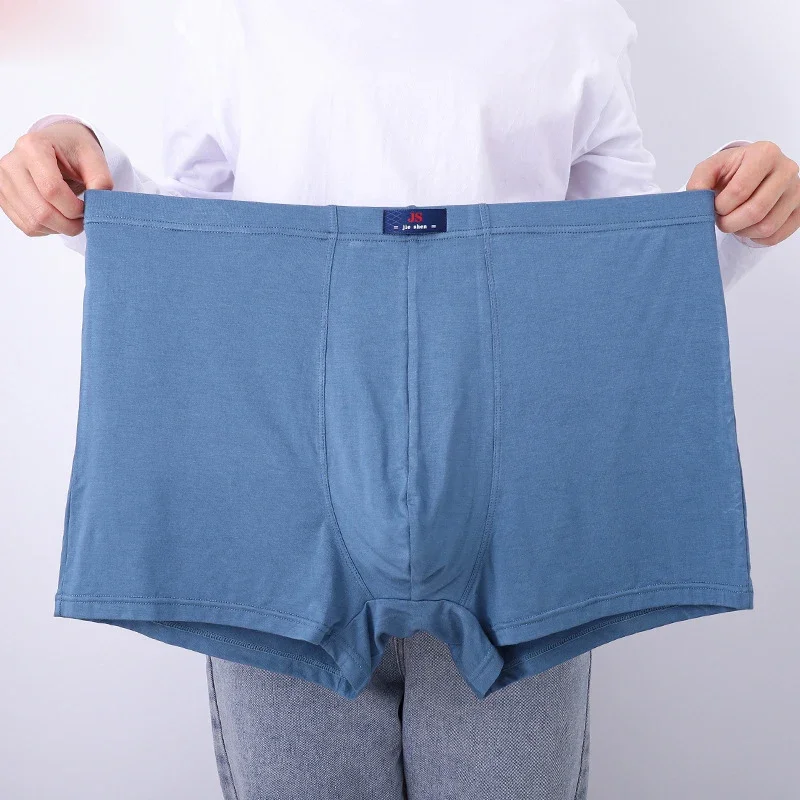 

3pcs/lot Men Panties Boxer Underwear 4XL 5XL 6XL Solid Color Breathable Underpants Male Oversize Panties Large Size Boxers