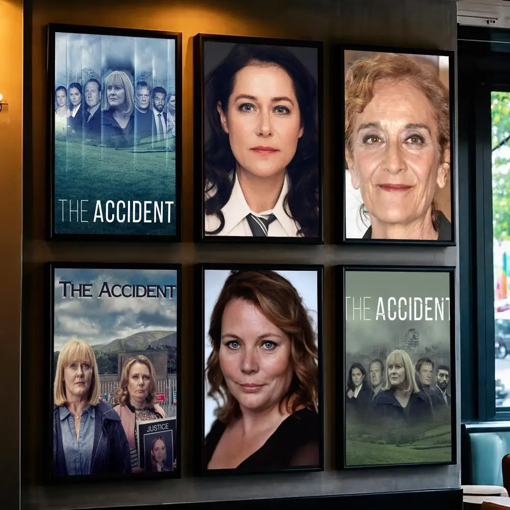tv series T-The Accident-T Poster Minimalist Wall Sticker for Cafe Office Bar Home Decor and Gift