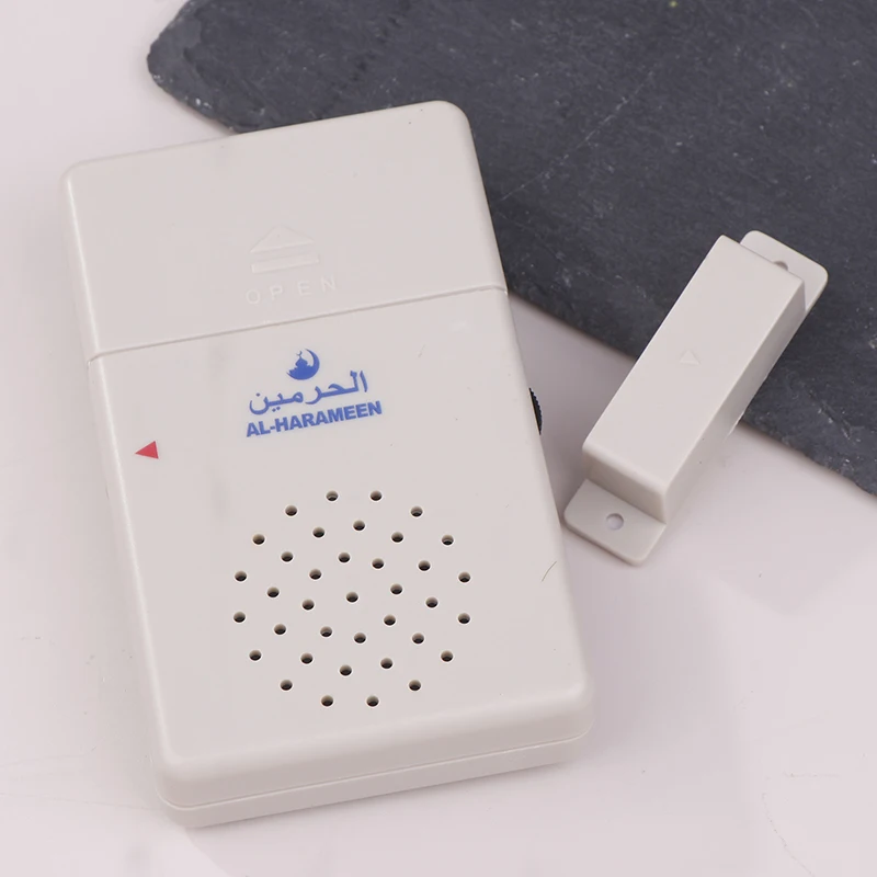 مستشعر الباب المغناطيسي جهاز جرس الباب المنزلي لجرس الباب للمسلمين آلة الباب اللاسلكية الأوتوماتيكية مستشعر الباب المغناطيسي