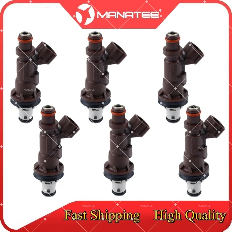 

6​pcs Car Fuel Injectors For TOYOTA 4RUNNER II (N13) 1987-1996 LAND CRUISER 90 (J9) 1995-2003 TUNDRA 3.4L 2000-2004 23209-62040