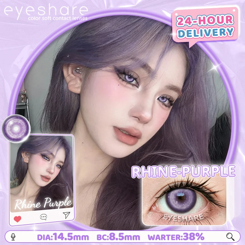 EYESHARE 1 Paar Rote Cosplay-Farbige Kontaktlinsen für Augen Verrücktes Halloween-Make-up Farbige Augenlinsen Anime-Zubehör – Detail 37