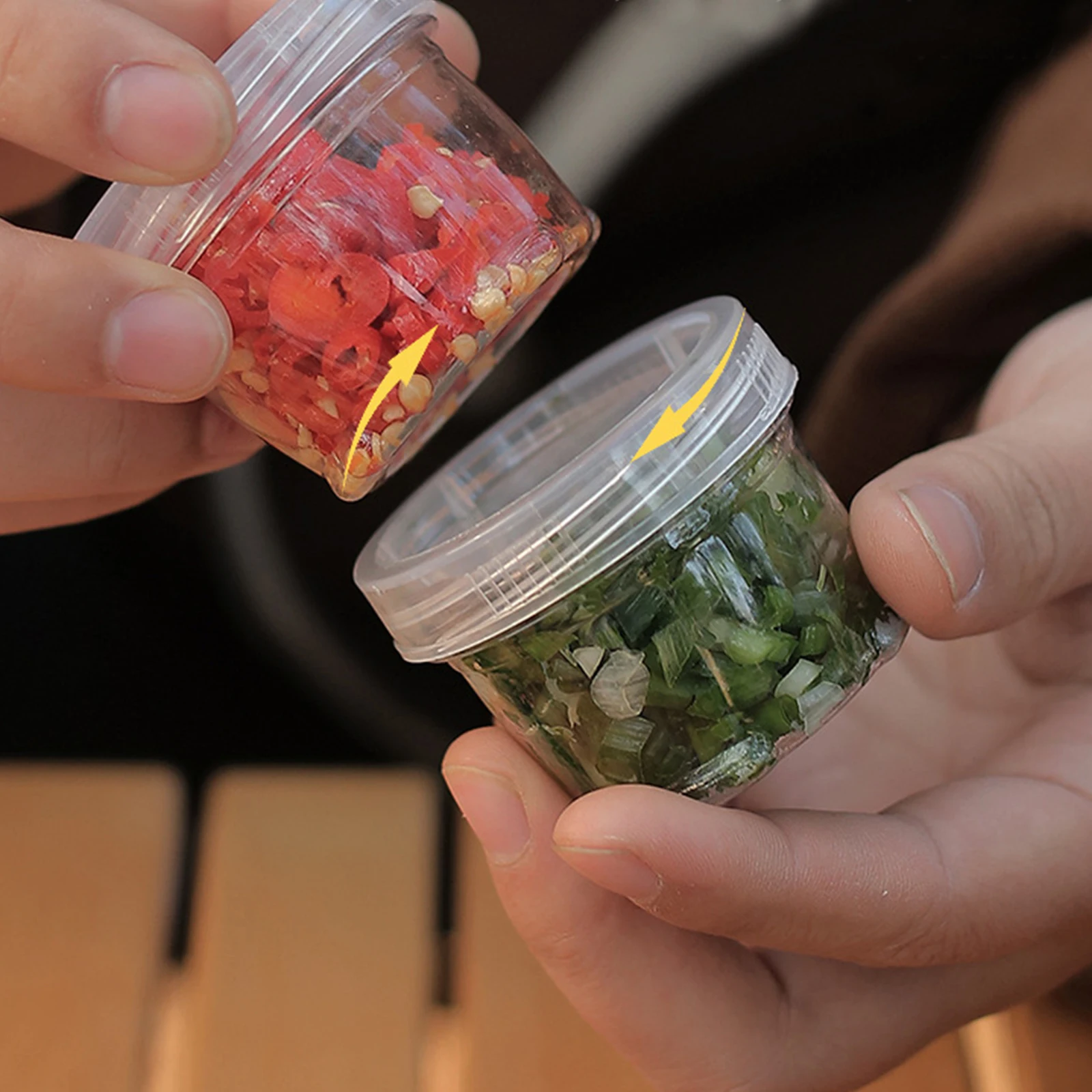 

1 set 1 Set Transparent Pet Seasoning Bottles Leak-Proof Lids Spice Storage Containers Bulk Kitchen Herb Jars Cooking Essentials