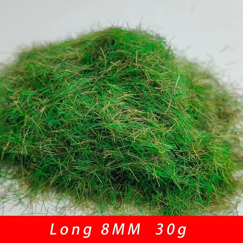 3-8mm Static Grass Powder DIY Lawn Flocking Materials Railway Train Landscape Accessory Model Kits 30g/bag - Image 26