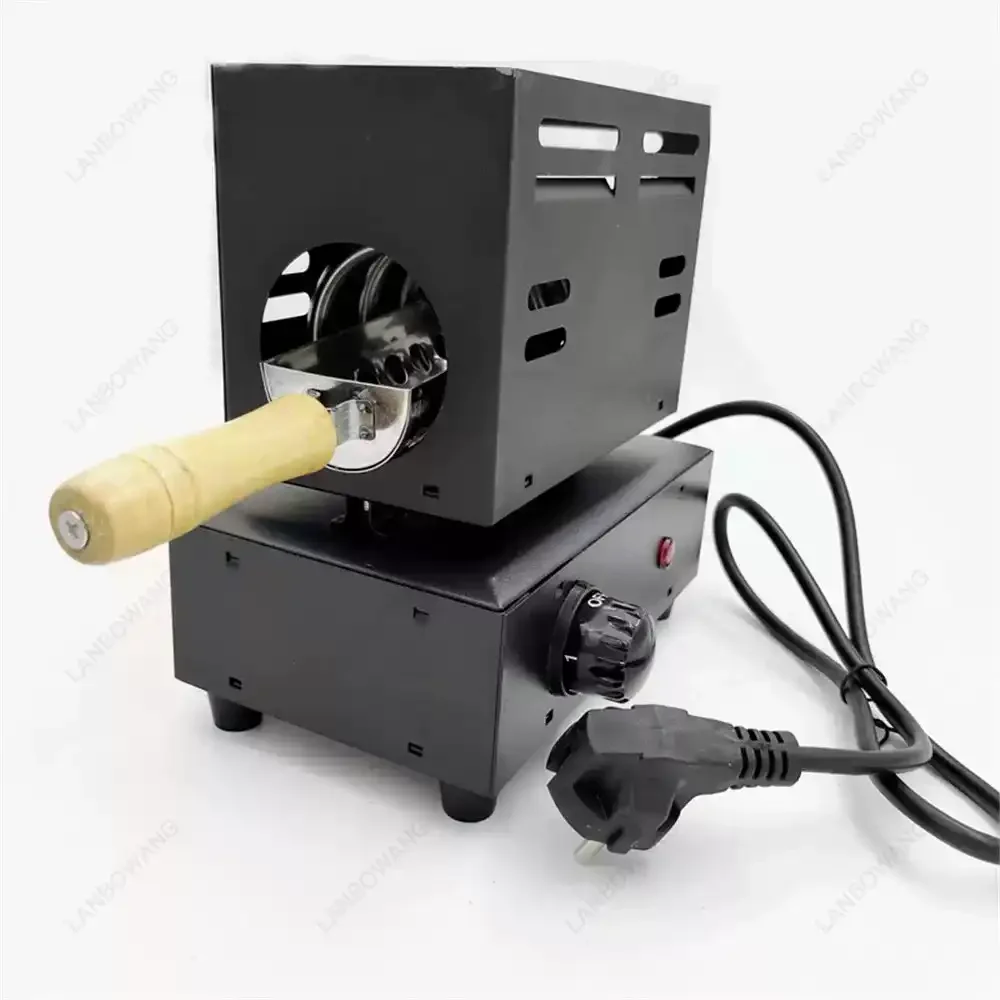 Nightclub Turbo Vortex Square Charcoal Insert Stove, High-Efficiency Plug-in Bar Stove with Coconut Shell Carbon Fuel
