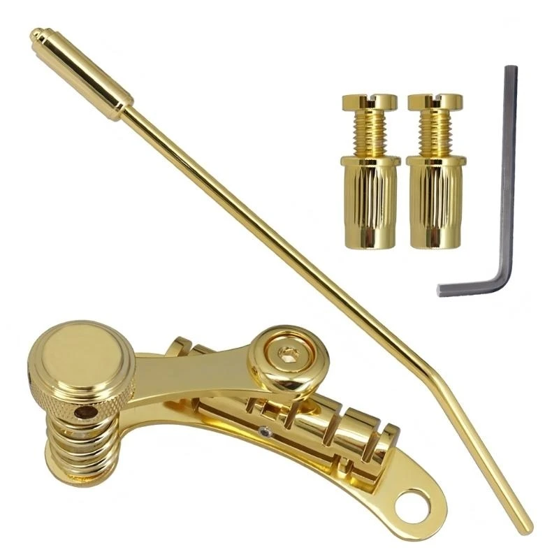 

31KC Electric Guitar Bridge Stop Bar Tailpiece Tremolo Guitar Bridge Pull Plate Replacement Guitar Bridge Stop Plate