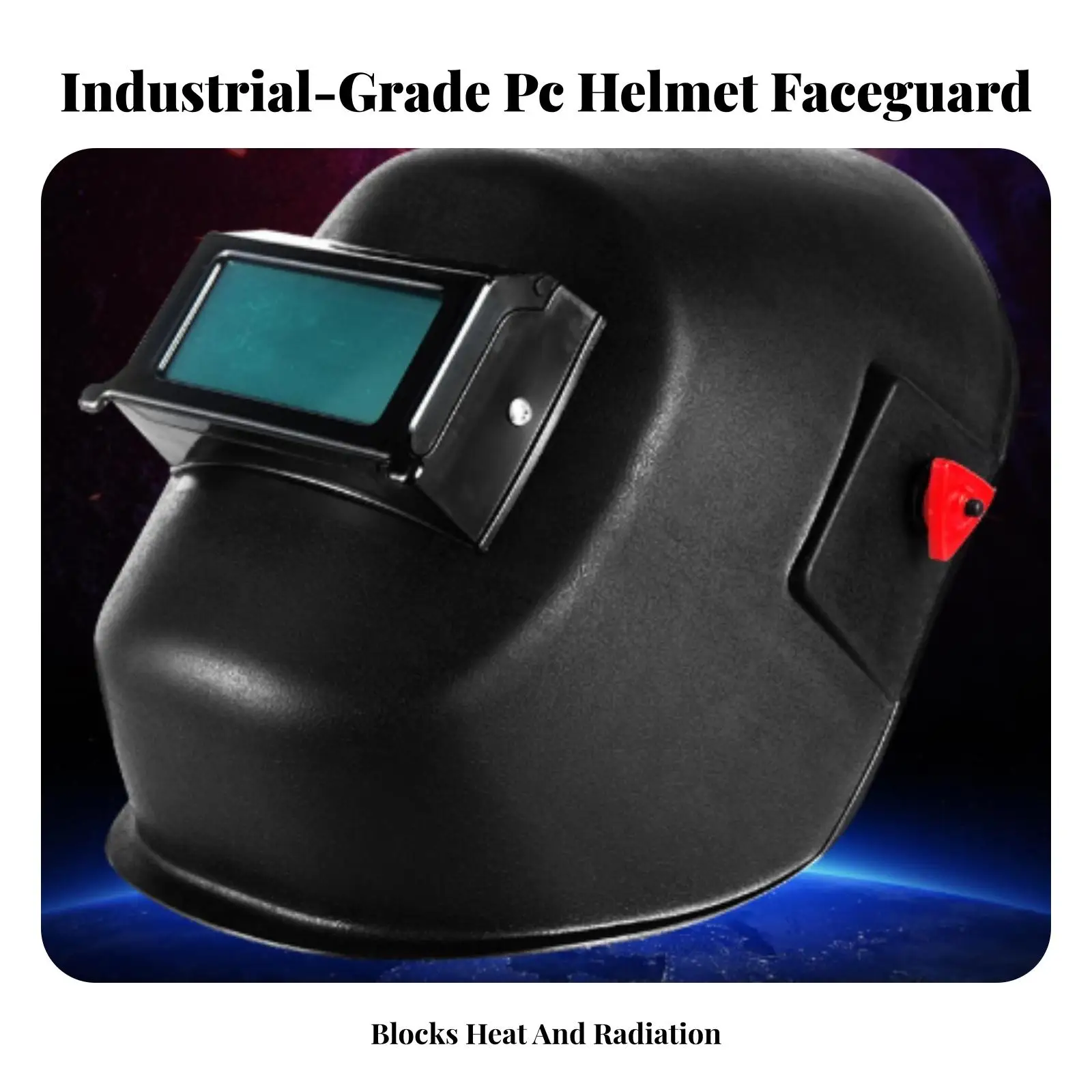Head Mounted Welding Face Shield with Flip Up Window PC Material for Hbt250p Welder Safety Helmet for Metal Joining