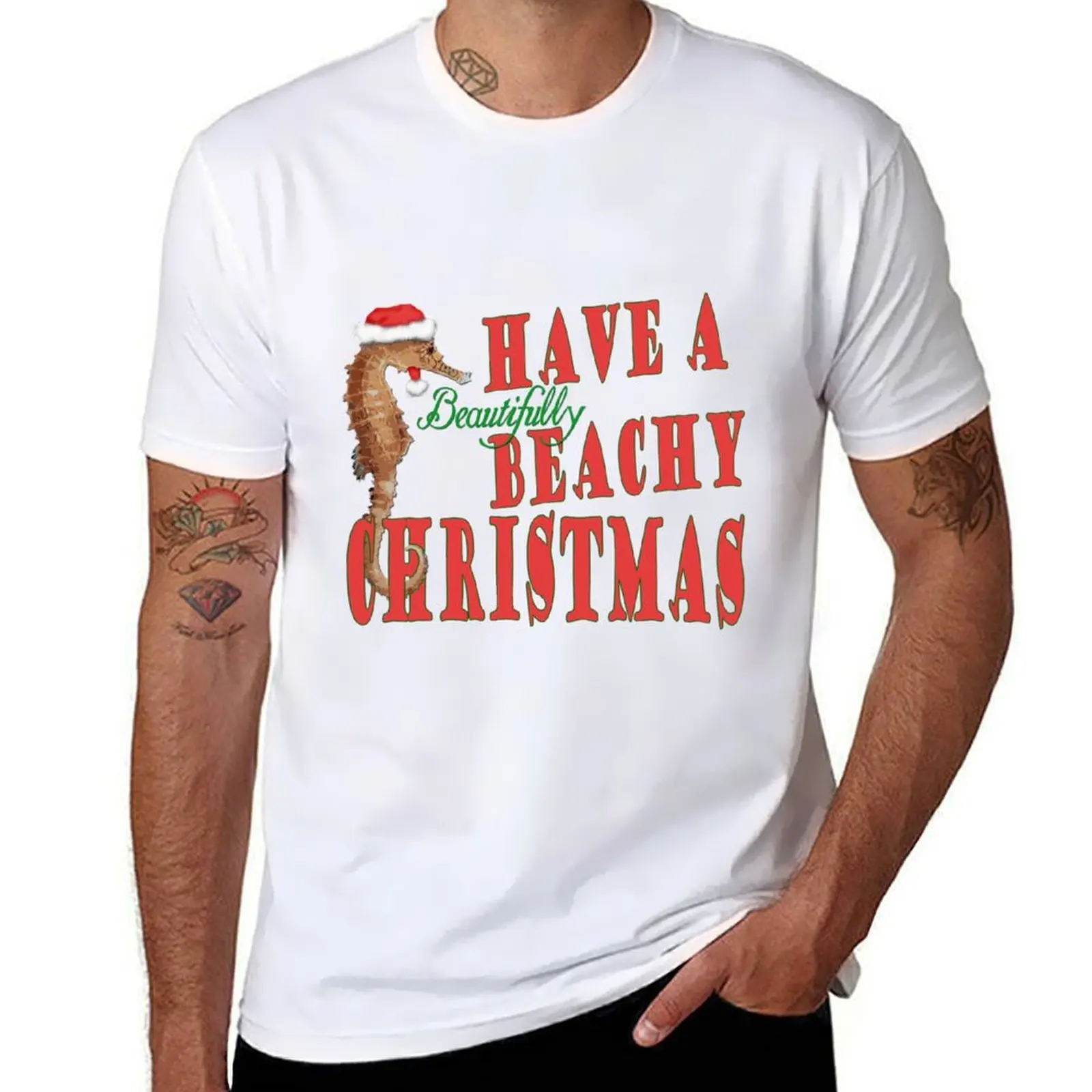 

Have a beachy Christmas T-Shirt man t shirts for men casual man t shirts high quality luxury brand T-Shirt