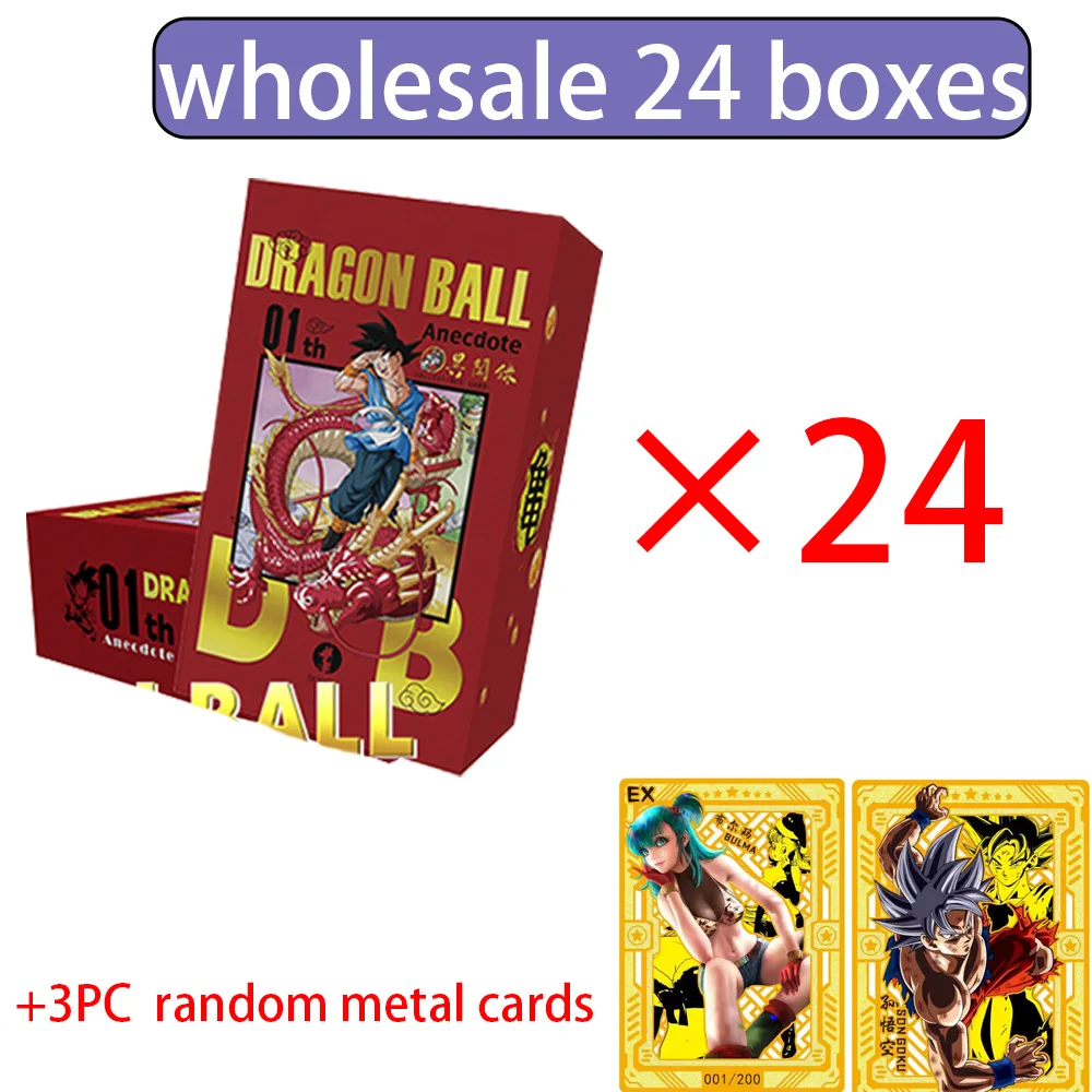 Wholesale DOU QU Dragon Ball Collection Card Anecdote Dragon Ball Box Exquisite ACG Anime Character Board Game Collectible Cards