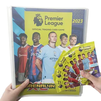 Panini Premier League 22/23 كتاب بطاقات نجمة كرة القدم الأصلية مجموعة Adrenalyn XL Star Collection بطاقات التداول المحدودة