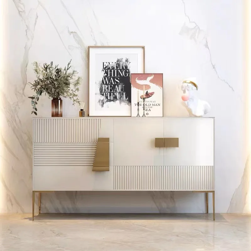 CX light luxury minimalist entrance cabinet, shoe cabinet, modern simple living room decoration cabinet