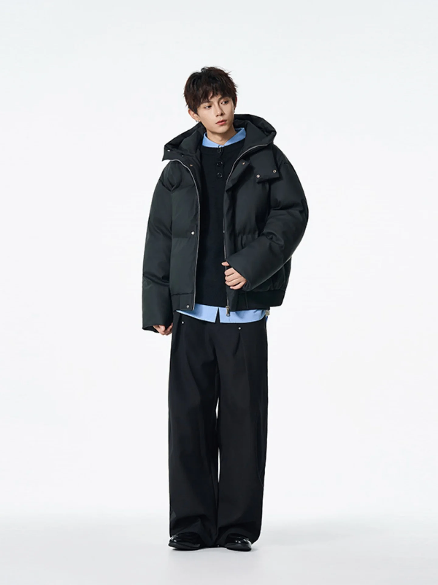 

Зимняя утепленная куртка Cleanfit из хлопка для мужчин и женщин, свободного кроя, с воротником-стойкой, длинными рукавами