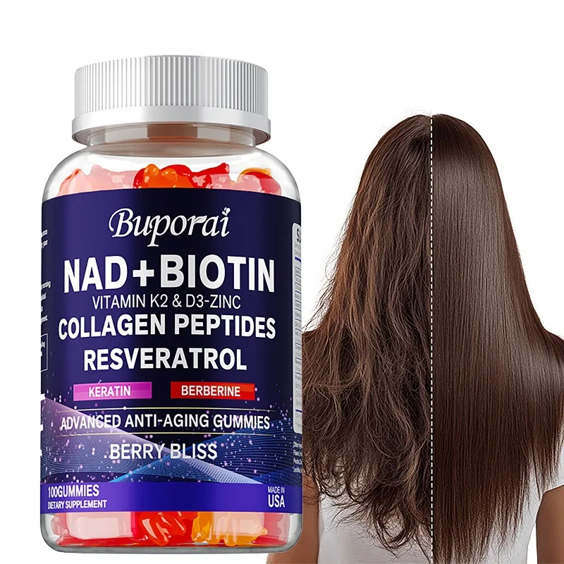 NAD+ Resveratrol Gummies - Enhance Cell Vitality, Supports Cellular  Repair, Supports Overall Health, Metabolism, Improve Memory