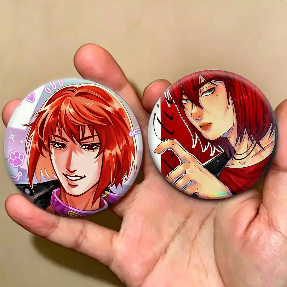 COOL C-Castiel CDM corazon de melon    Badges Creative Tinplate Button PinsBrooch Badge Clothes Backpack