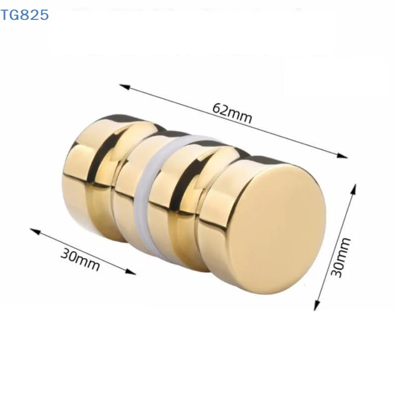 【AN】Stylish Shower Glass Door Handle,Sliding Shower Doors Knob,Double Sided Pull Hardware Replacement Parts For Bathroom Doors