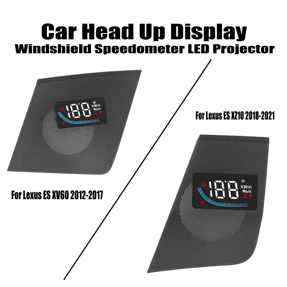 Car HUD Windshield Speedometer Projector For Lexus ES XV60 XZ10 2012-2021 Head Up Display OBD Decoder Electronic Accessories