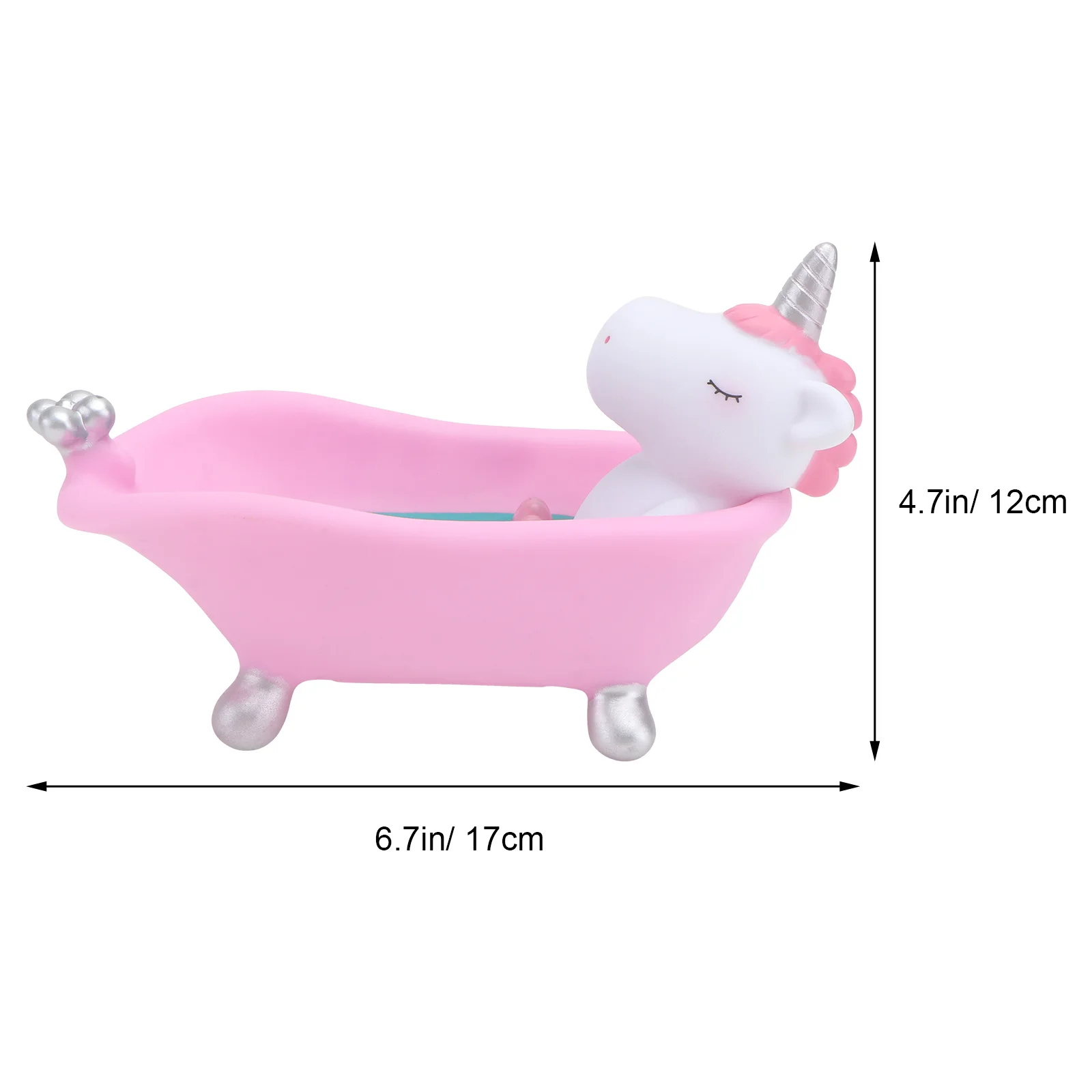 Soap Holder Dish Shower Bathtub Tray Kids Cartoon for Drainer Make up Sponges Toilet Rack Storage Box Mold Child