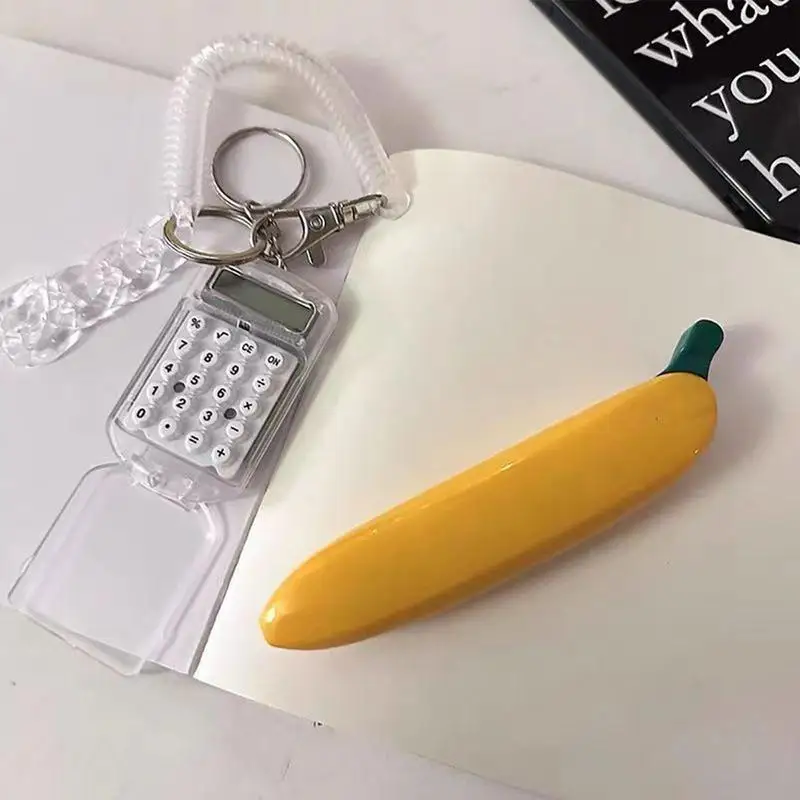 

Banana Shaped Pens Cartoon Black Ink Banana Pens Portable Ballpoint Pens Cute Kids Pens For Home Classroom School Working Place