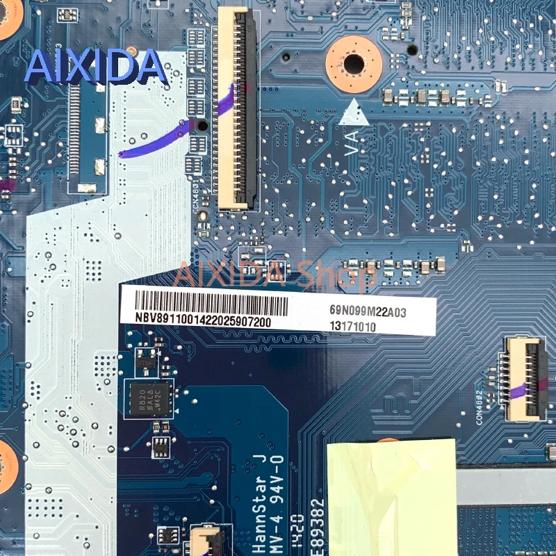 AIXIDA NBV8911001 VA70 VG70 Mainboard For Acer Aspire E1-771G laptop motherboard Geforce 710M GPU with one HDD full tested