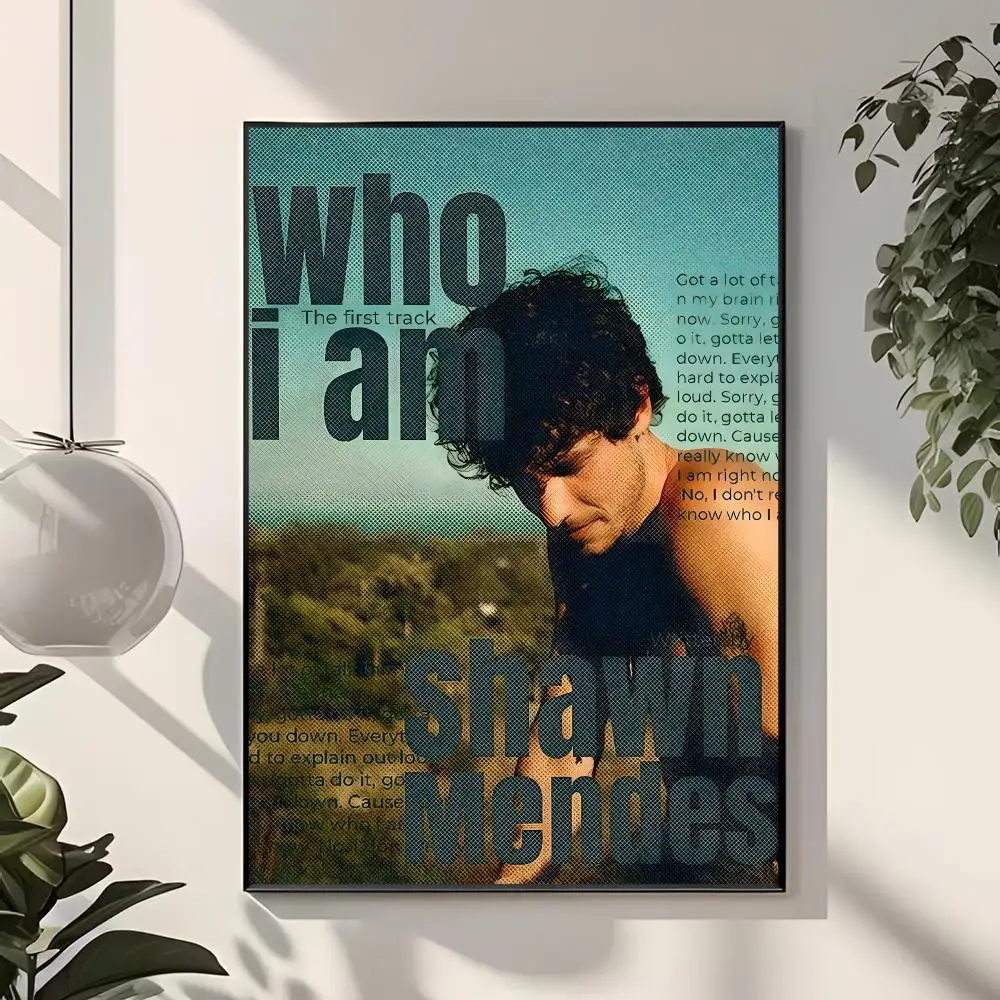 Light Singer S-Shawn Mendes Poster  Classic Home Interior Design & Modern Wall Decor Art Collection