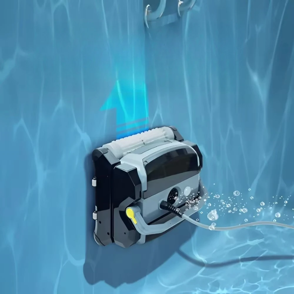 High Quality Automatic Robot Pool Cleaner Swimming Pool Cleaning Wired Underwater Crawling Cleaning Robot with European Plug