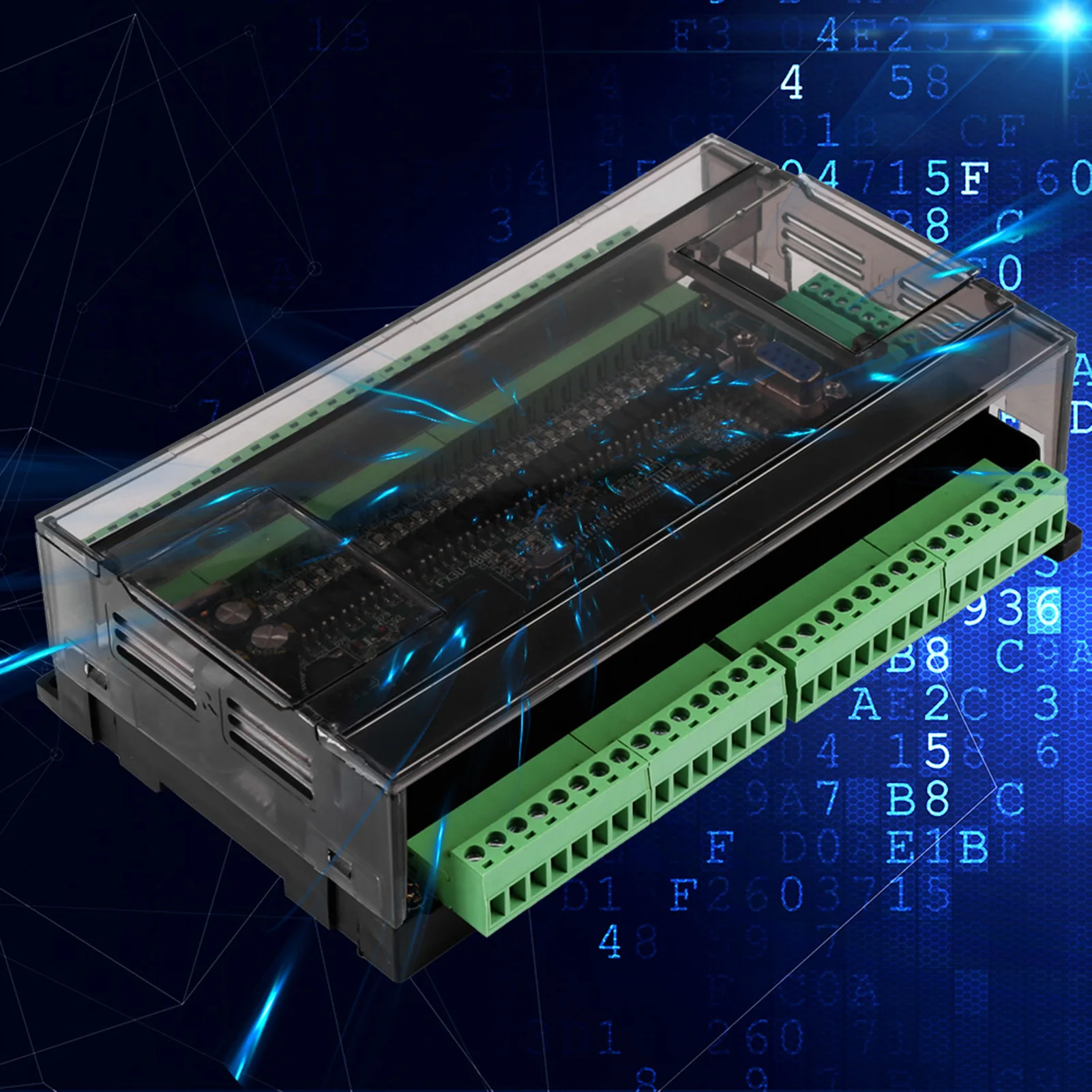 

24V PLC Module FX3U‑48MR DC24V Industrial Control Board PLC Programmable Logic Controller Programmable Logic Controller