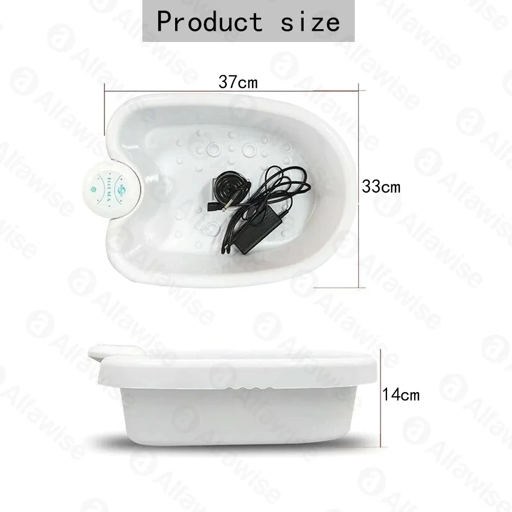 Foot BathTub Only Detox Ion Foot Spa Bath Basin Foot Soaking Bucket Sauna Footspa Bathtub Vibration Whirlpool Care Arrays Aqua