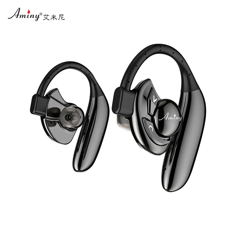 Aminy U-two4 Dynamic True Wireless Bluetooth 5.2 In Ear Sport Waterproof HiFi Music Noise Cancelling Headphone Car Earbuds