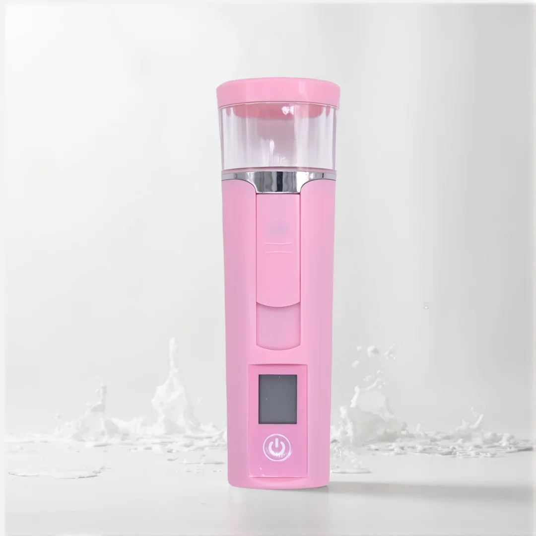 2 in 1 Portable Mini Facial Steamer Skin Test Nano Mister 25ml Spray Face Mist Sprayer Deep Hydrating Usb Nano Mist Sprayer