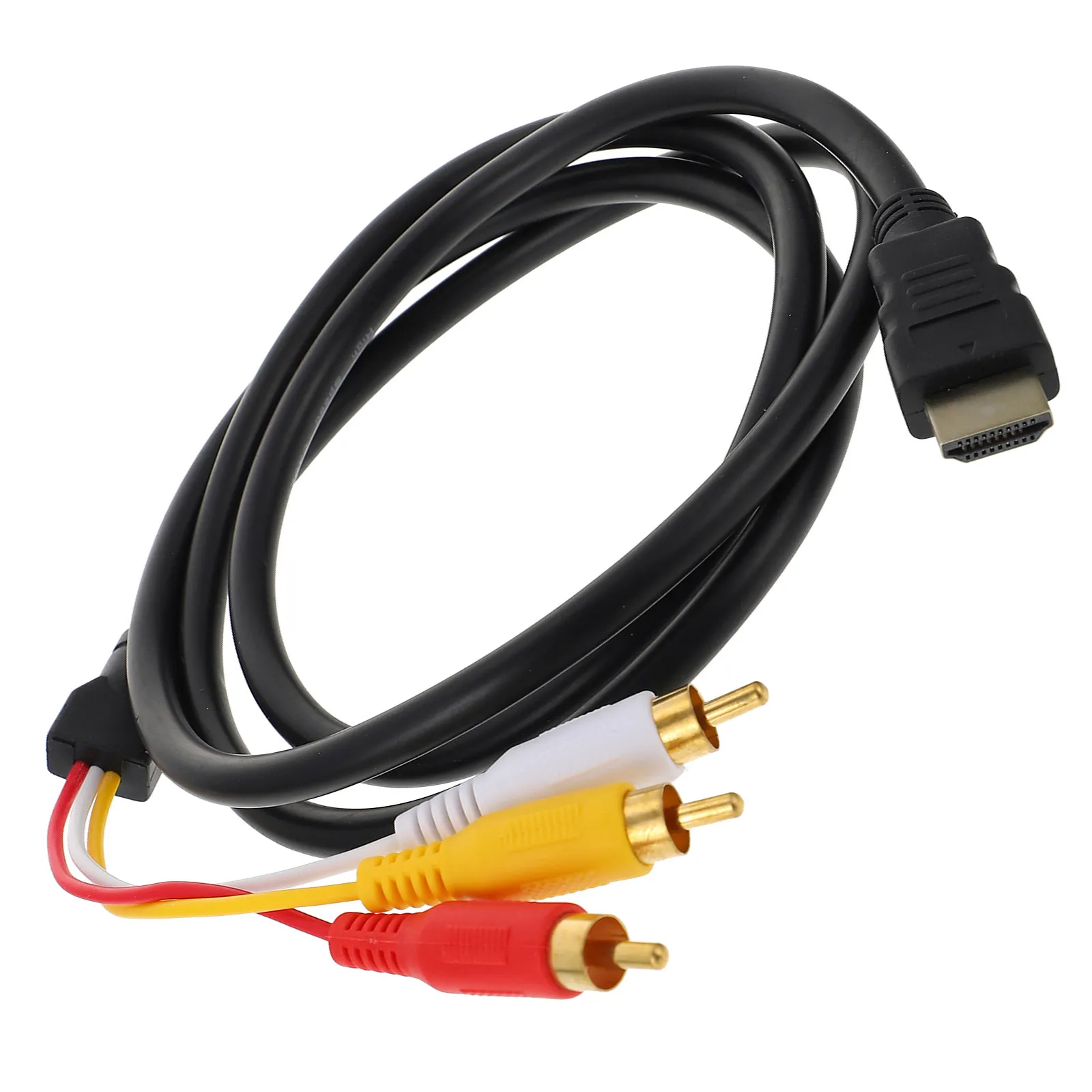 

to Adapter Cable High Definition Video Audio Transfer Cord Gold Plated Connector for 1024x768 Signal Transmission