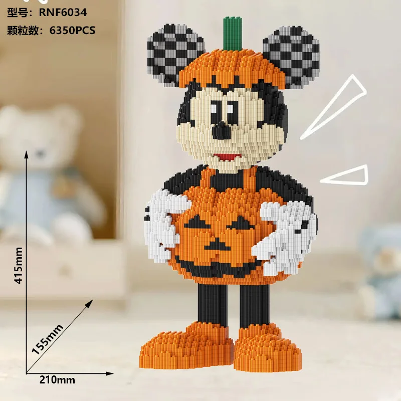 Kawaii ديزني فريندز ماجيك بنة الزفاف ميني ميكي نموذج نيك جودي تجميعها لعبة الطوب لوستو للأطفال سانتا هدية #6