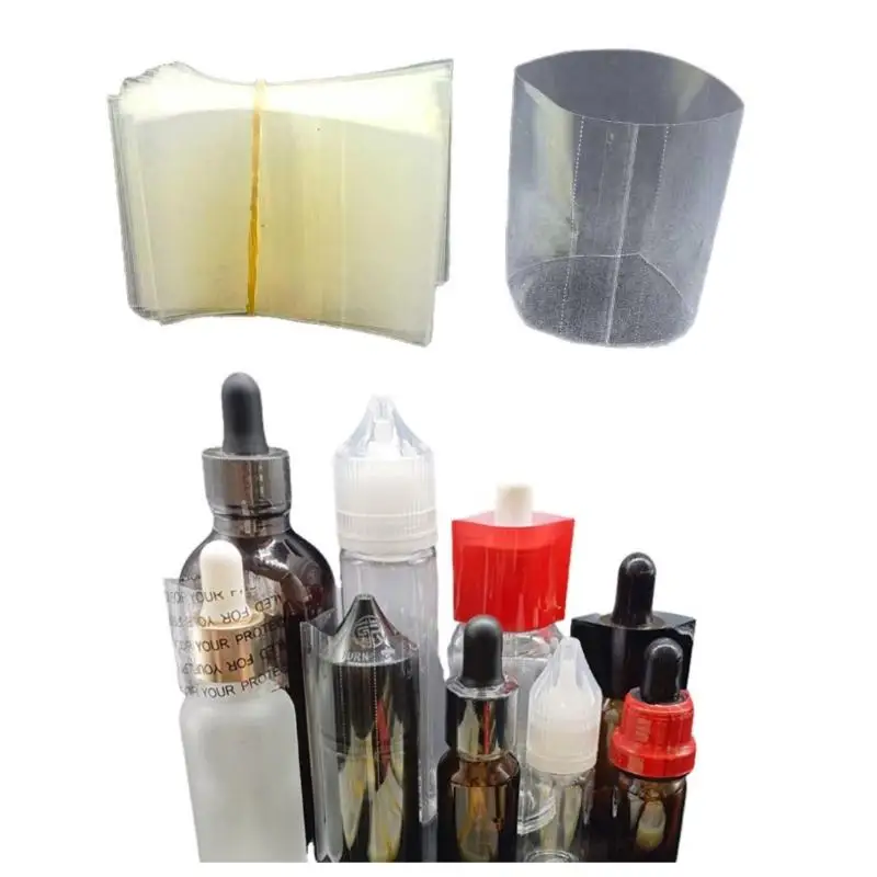 100 Stück Schrumpffolie, geeignet zum Versiegeln von 15-ml-Glasflaschen mit Tropfverschluss. – Detail 1