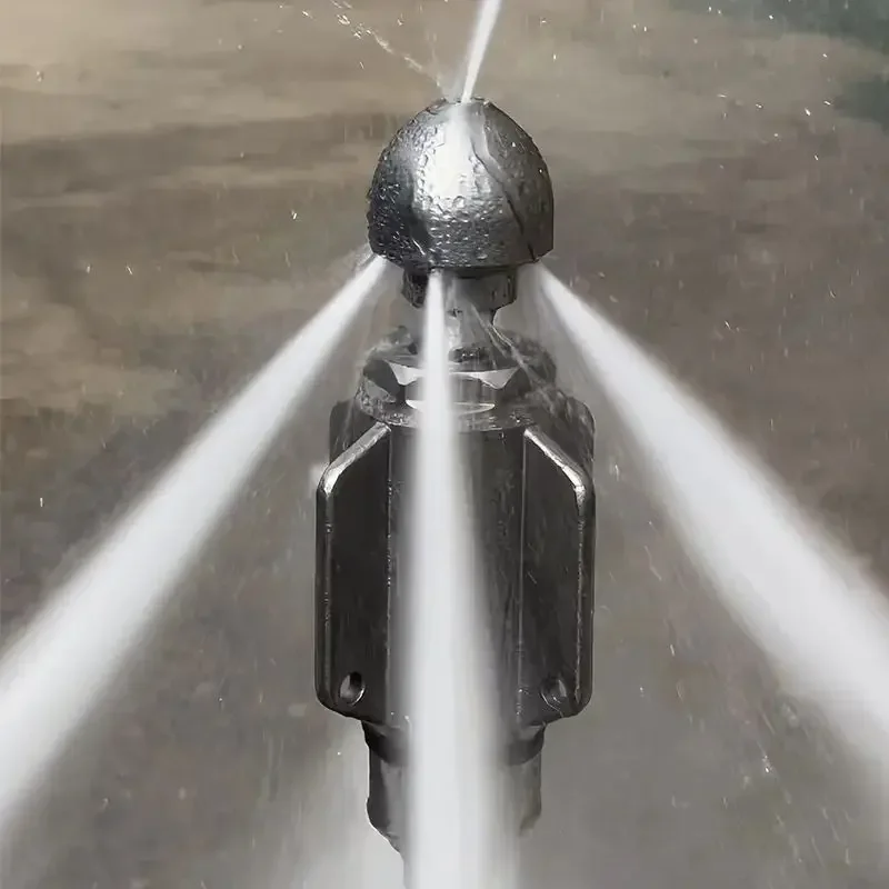 MaltoseHigh-quality High-pressure Rotary Tube Cleaning Nozzle Cleaning Machine Drainage Cleaning Household Accessories
