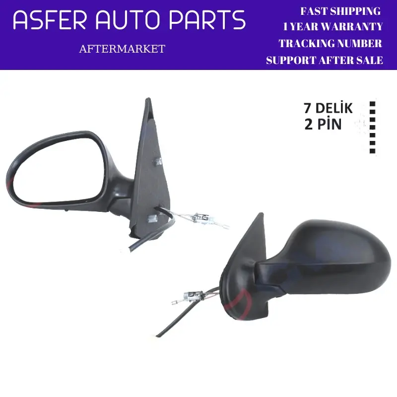 Exterior Rear View Mirror Right Left For Fiat Albea After 2006 Mechanical And Convex Oem 735509097 735509098