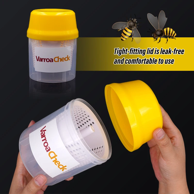 1Pcs Beekeeping Beehive Varroa Check Test Bottle Varroa Mite Test Varroa Easy Check For Beekeeper Tools Beehive Bees