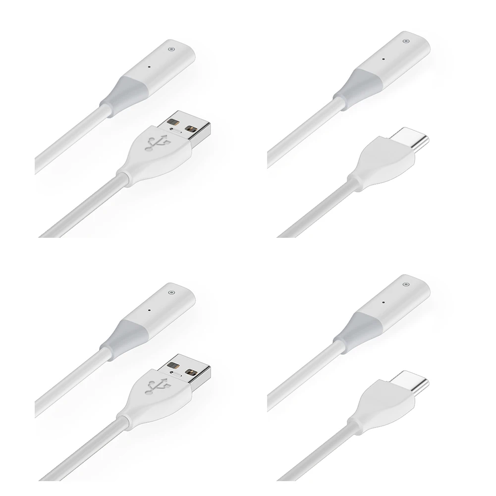 

Провод зарядного устройства для стилуса USB A/Type-C, удлинитель для зарядки «папа-мама» со световым индикатором, зарядное устройство для iPad Pro Apple Pencil