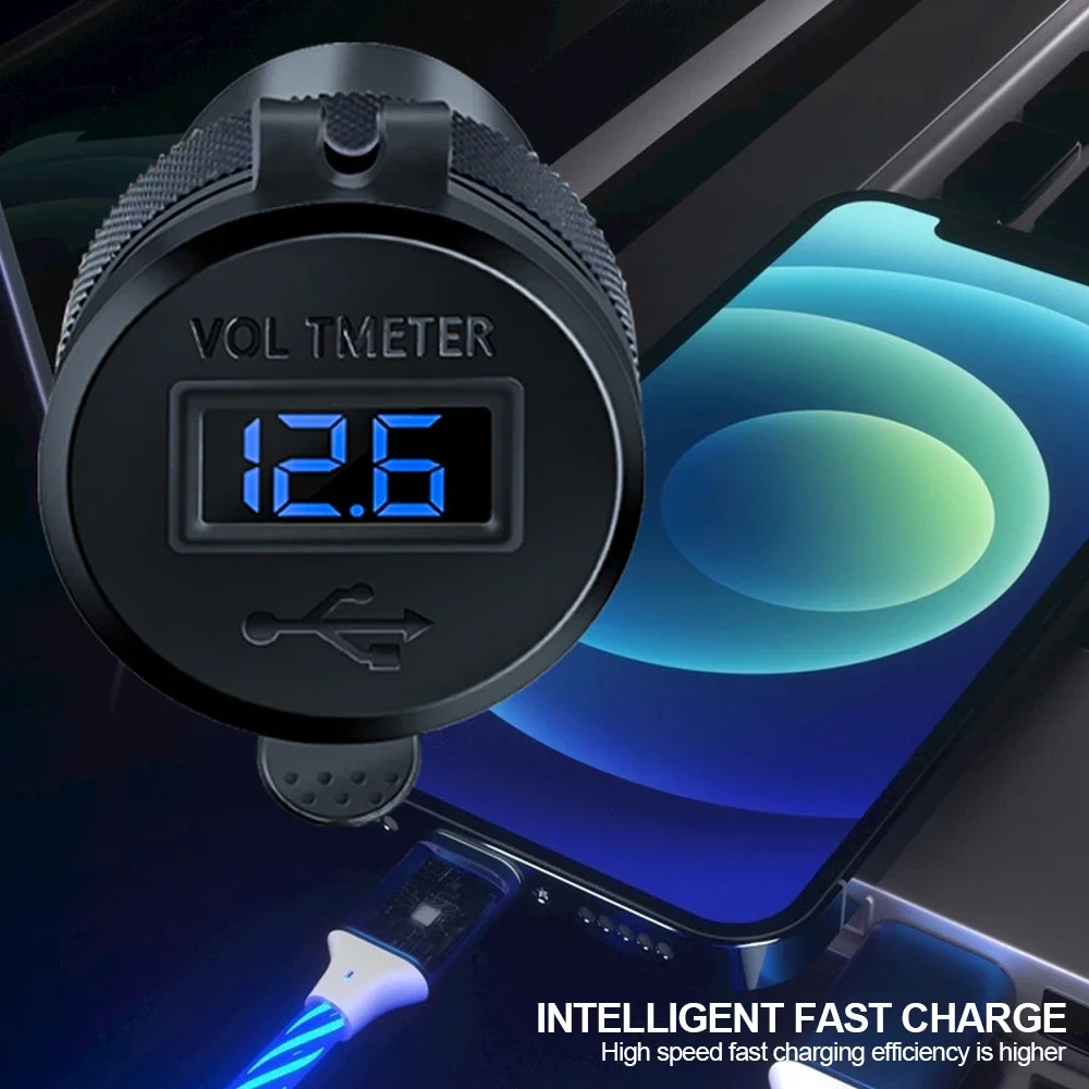 ユニバーサル防水 30 ワット QC3.0 USB タイプ C PD 急速充電器電源アダプターヘラプラグソケットドゥカティトライアンフオートバイ用