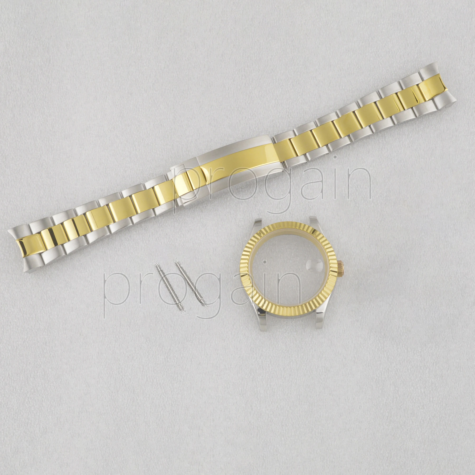 NH35 Watch Case 41MM Tooth Datejust 20MM Oyster Strap Five Beads Bracelet Sapphire Glass for 28.5MM Dial NH36 Movment Mod Parts