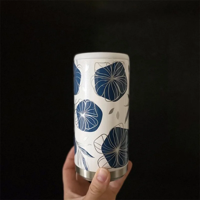 Fashion Flower UV DTF Transfer Sticker Manana Sera Bonito For Wraps Cup DIY Waterproof Custom Decals High Temperature Resistance