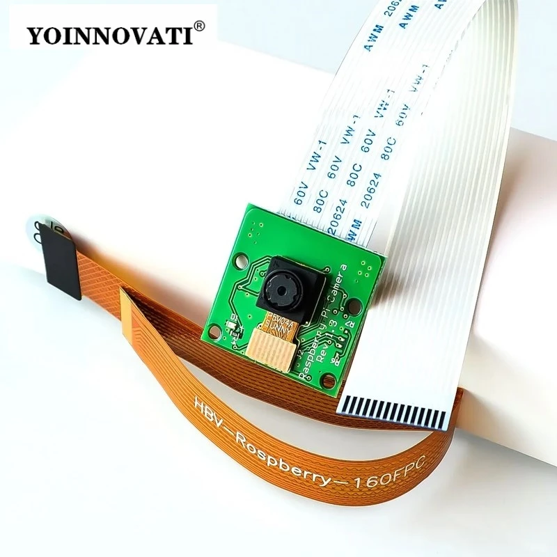 For Raspberry Pi Camera Module, 5MP 1080p with OV5647 Sensor Video Camera Module for Raspberry Pi 2, Pi 3 3B+, Pi 4 , Pi Zero W