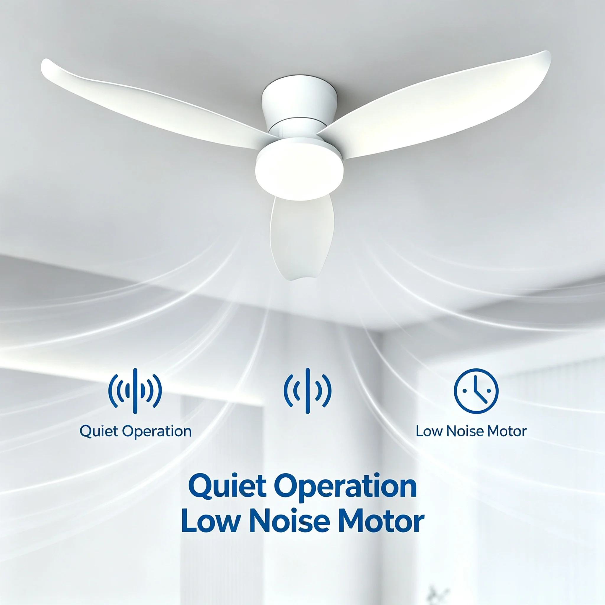 Cool Ceiling Fan Light Modern with Remote Control Energy Saving Household Electric Fan Summer Circulation Ventilation Fan