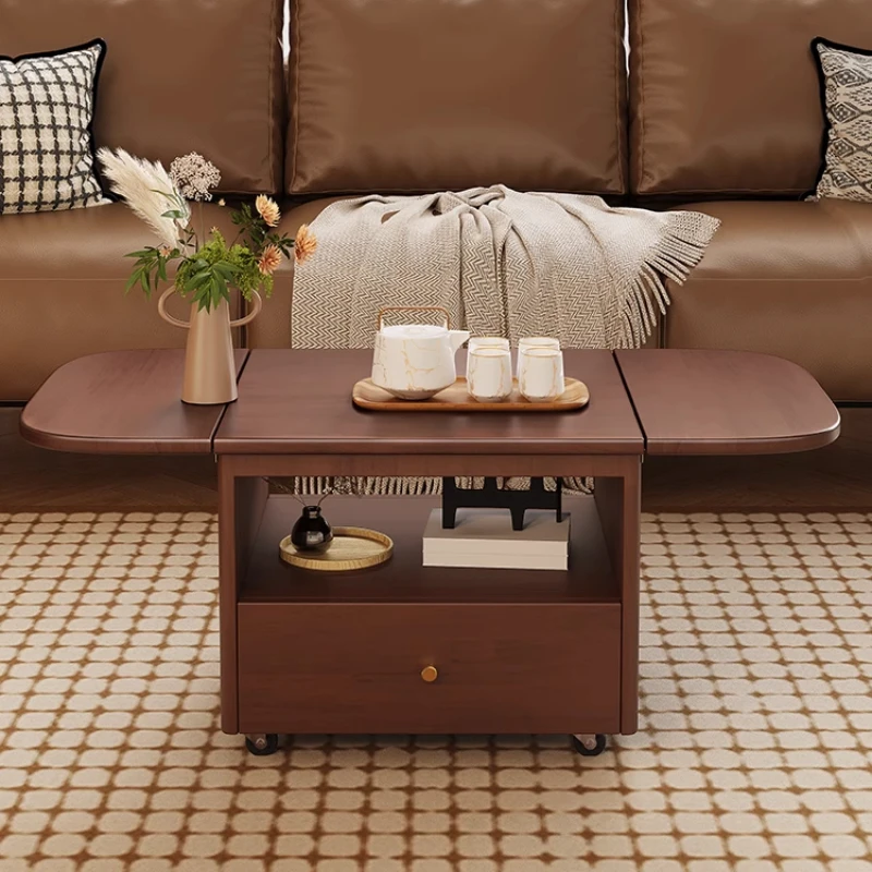 

Extendable Modern Coffee Table Modern Nordic Organizer Luxury Design Side Table Living Room Designer Mesa Centro Salon Furniture