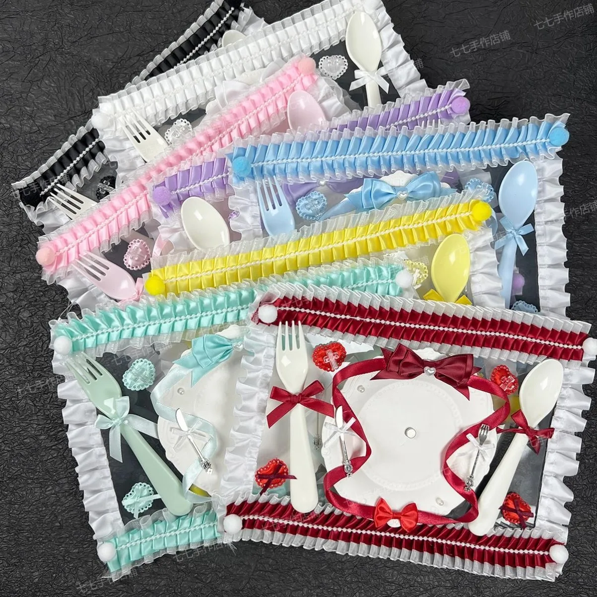 Cosplay Ita Bag Base Frame Organizer Board, Lace Ribbon Handmade Decoration, Badge Display Board, Card Holder Insert Board