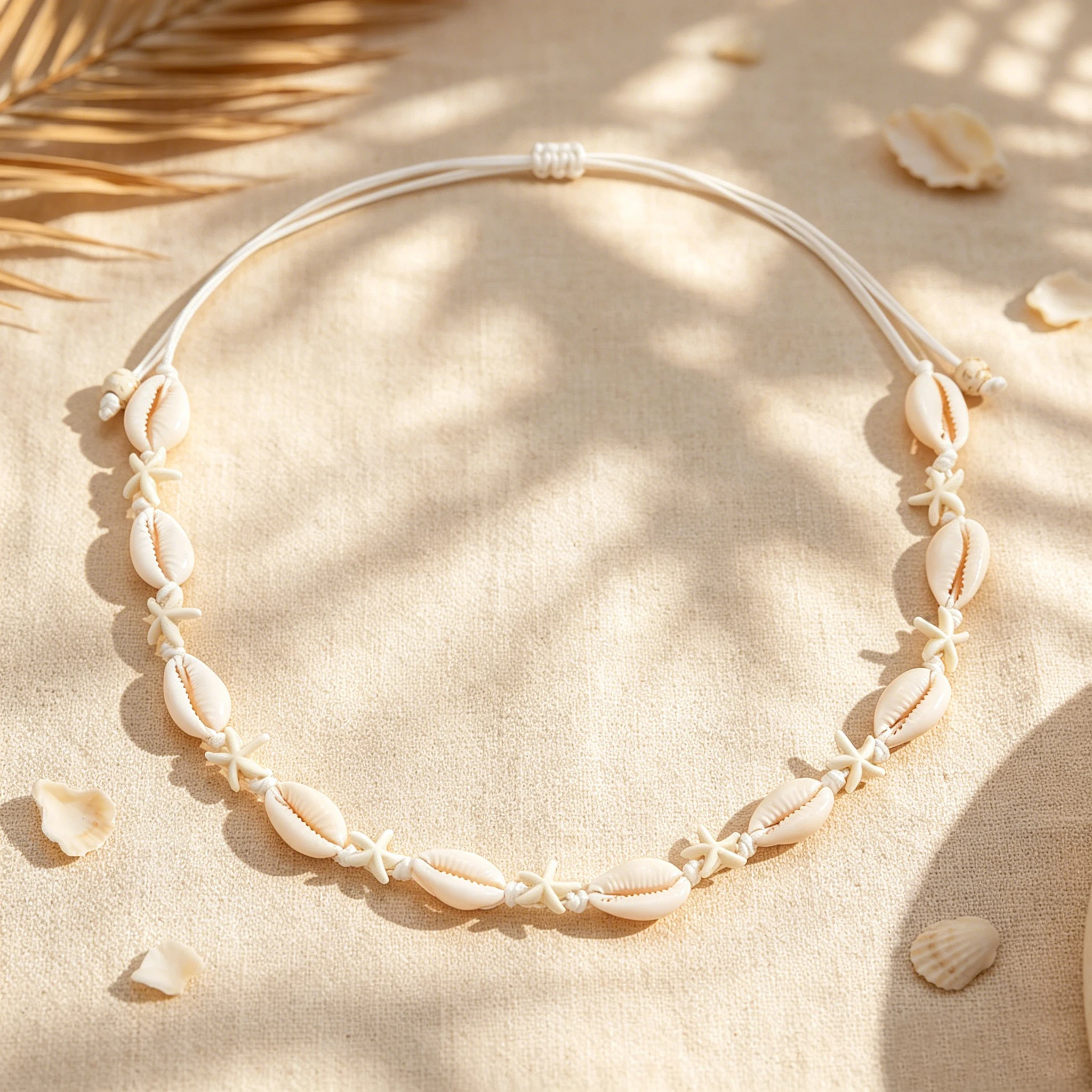 Bohemian Beach Seashell Choker Jewelry Handmade Bead Starfish Shell Necklace For Women's Summer Party Vacation Accessories Gifts