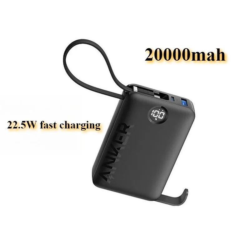 

Anker Power Bank Comes with A Cable of 20,000 MAh, and The Super Capacity Will Carry The Bracket. Mobile Power Supply