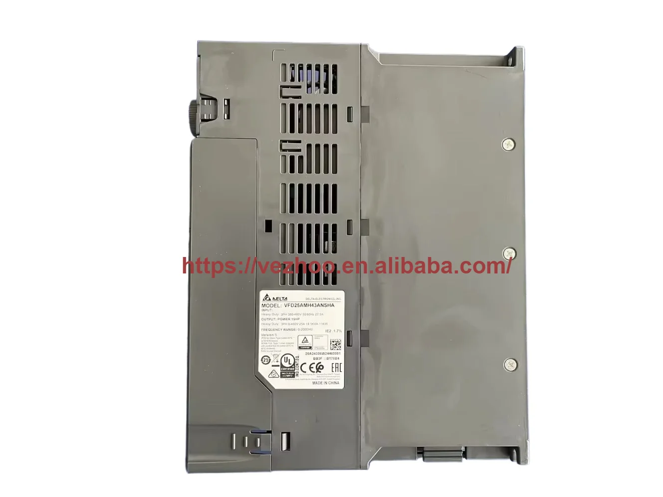 Delta MH300 Series VFD25AMH43ANSHA 3-Phase 460V 11kW 15HP High-Speed Compact Vector Control Drive VFD Inverter Motor Controller