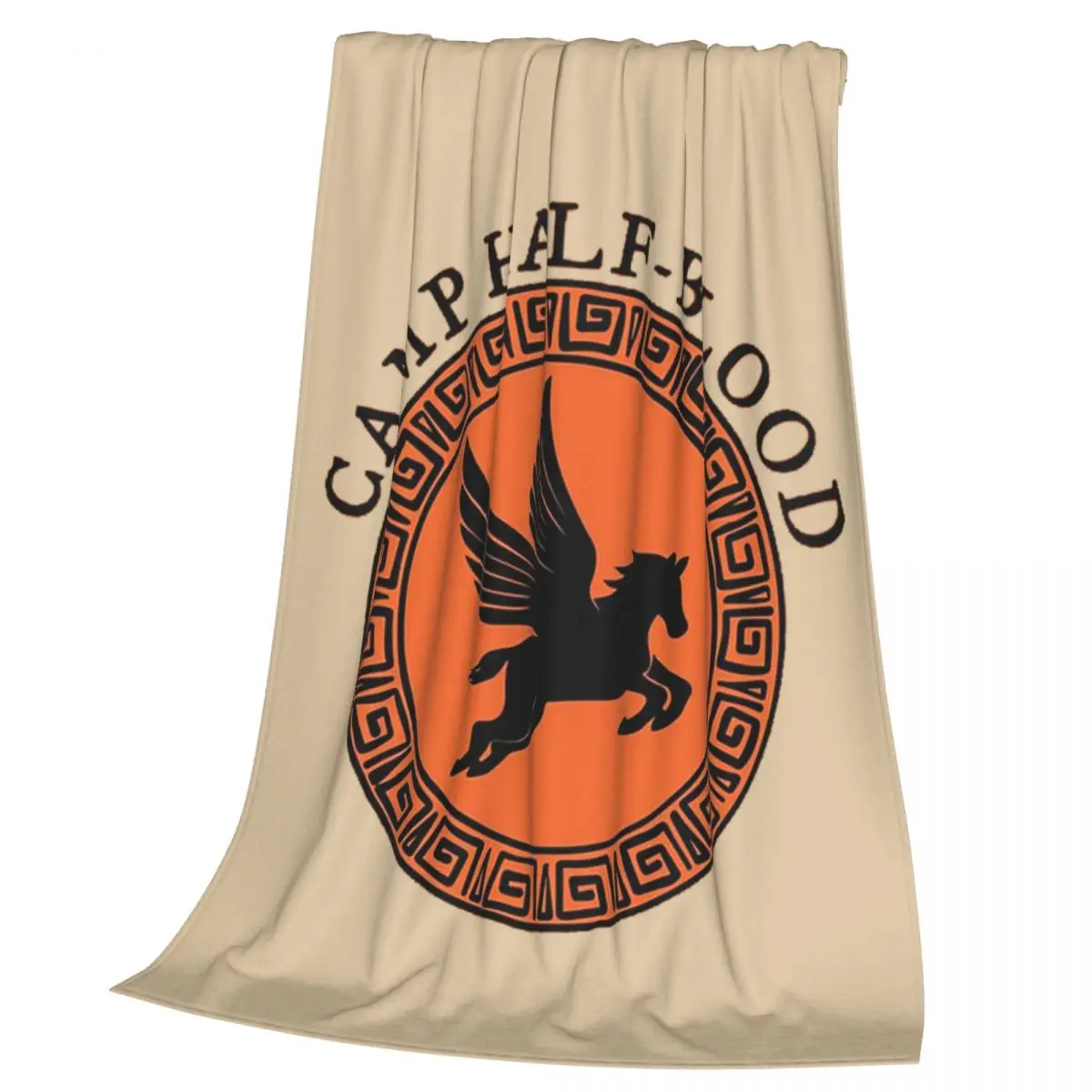 Camp Half Blood, Camp Half Blood Logo Active Blanket Flannel Throw Blanket Plush for Bed Living room Picnic Travel Home Couch
