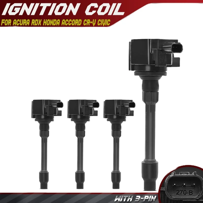 4PCS Ignition Coil … - image