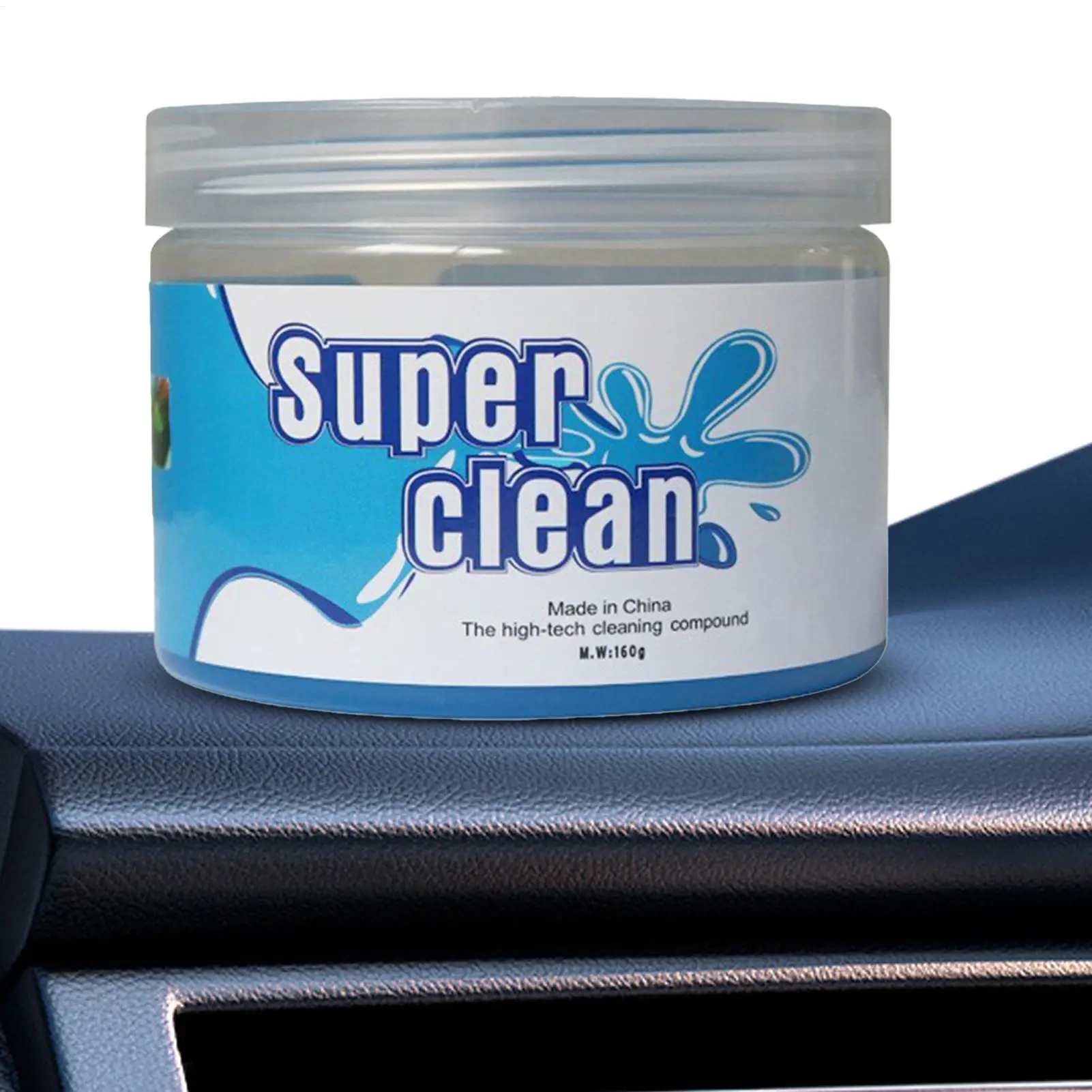 Car Cleaning Gel Detailing Tool for Consoles 160g Multifunctional Auto Detailing Tools Cleaning Gel for Vehicle Interior